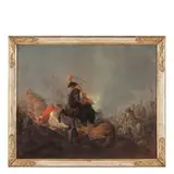 Francesco Casanova, Scena di battaglia, oil on canvas