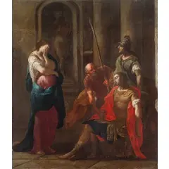 Cleopatra e Marcantonio by Domenico Mondo, oil on canvas, offered Nov 2014