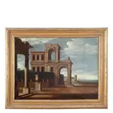 Viviano Codazzi, Architettura fantastica, oil on canvas