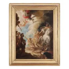 Francesco Peresi, Scena Sacra, oil on canvas