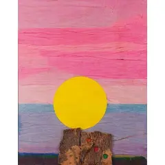 SENZA TITOLO, 1970 by Roberto Crippa, collage on panel, offered Dec 2014