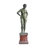 Alfredo Biagini, FIGURA FEMMINILE, ANNI 20, bronze patinato