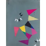 Gianni Dova, COMPOSIZIONE GEOMETRICA, 1948, mixed media on paper riportata on panel