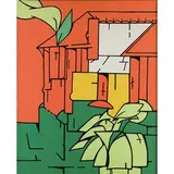 Valerio Adami, SENZA TITOLO, 1966, oil on canvas