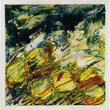 FRUTTA, ANNI 80 by Mario Schifano, acrylic and smalto on canvas, offered Dec 2014