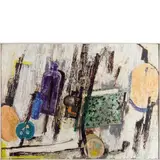 Fausto Pirandello, OGGETTI SCOMPAGNATI, 1960
