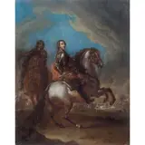 Francesco Simonini, Ritratto di generale a cavallo, oil on canvas
