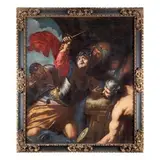 Antonio Zanchi, La morte di Saul, oil on canvas
