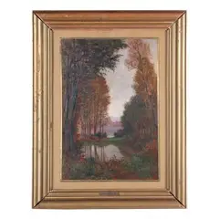 Paesaggio by Aurelio Levi, oil on canvas, offered Mar 2015
