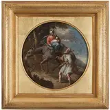 Gio Stefano Robatto, Fuga in Egitto, oil on canvas