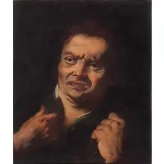 Gaspare Traversi, Testa di carattere, oil on canvas