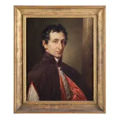 Francesco Podesti, Ritratto del cardinale Gaspare Grassellini, oil on canvas