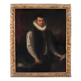 Ritratto di gentiluomo by Francesco Porcia, oil on canvas, offered May 2015