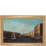 Gabriele Bella, Veduta del Ponte di Rialto, oil on canvas