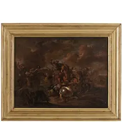 Battaglia by August Querfurt, oil on canvas, offered May 2015