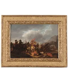 Battaglia by Jacques Courtois, oil on panel, offered May 2015