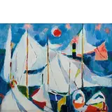 MARINA, 1990 by Enrico Paolucci, oil on canvas, offered Jun 2015