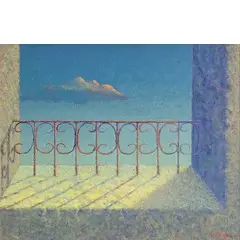 Giuseppe Modica, SENZA TITOLO, mixed media on cartoncino