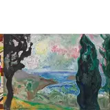 Carlo Levi, VEDUTA DI ALASSIO, oil on canvas