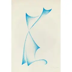 Renato Righetti, STUDIO PER UNA AEROSCULTURA, ANNI 60, ink on paper