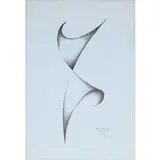 Renato Righetti, STUDIO PER UNA AEROSCULTURA, ANNI 60, ink on paper