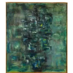 SENZA TITOLO, 1956 by Vasco Bendini, oil on canvas, offered Jun 2015