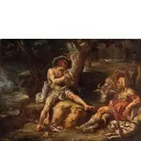 Giuseppe Antonio Pianca, Mercurio e Argo, oil on canvas