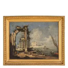 Capriccio by Giacomo Guardi, oil on canvas, offered Dec 2015