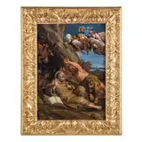 Antonio Carracci, Tentazioni di Sant'Antonio, oil on copper