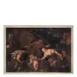 Leandro Bassano, La fucina di Vulcano, oil on canvas