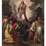Durante Alberti, Assunzione della Vergine, oil on panel
