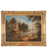 Mathys Schoevaerdts, Paesaggio, oil on panel