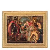 Vincent Malo (I), L'Incontro di Abramo e Melchisedec, oil on copper