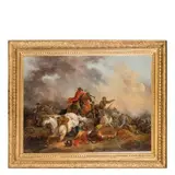 Francesco Casanova, Battaglia, oil on canvas