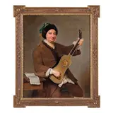 Salomon Adler, Ritratto di musico, oil on canvas