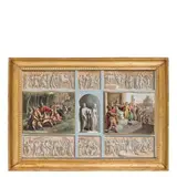 Luigi Ademollo, Grisaille raffigurante personaggi dall'antico e scene di storia romana / Firmato e datato '1840'