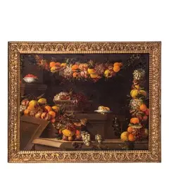 Frans Ykens, Natura morta con frutti, oil on canvas