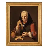 Ritratto di carattere by detto il Todeschini Giacomo Francesco Cipper, oil on canvas, offered Mar 2016