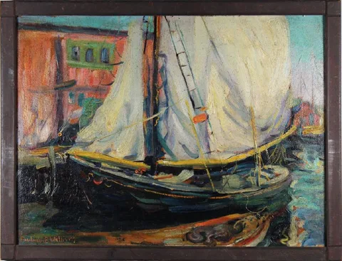 Pauline Bliss Williams, Untitled, oil on board