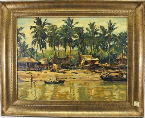 Hans von Hayek, Untitled, Oil on canvas