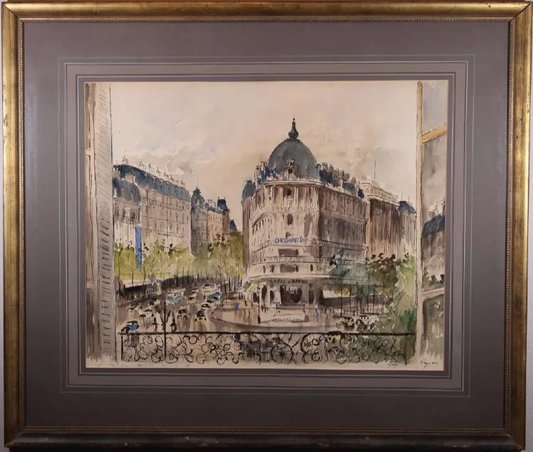 Guy Neyrac, Untitled, Watercolor/ink