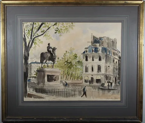 Guy Neyrac, Untitled, Watercolor/Ink