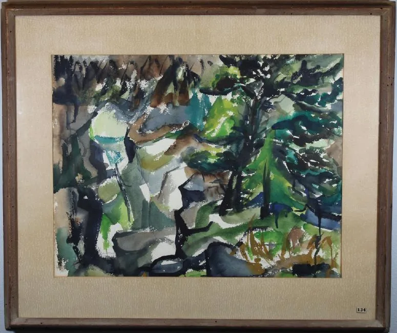Untitled by Yolanda Fusco, Watercolor, sold Jul 2018