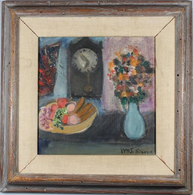 William J Eisner, Untitled, Oil on board
