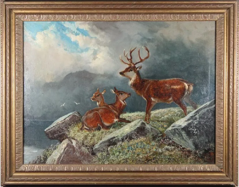 Untitled by Clarence Roe, Oil on canvas, sold Jul 2018