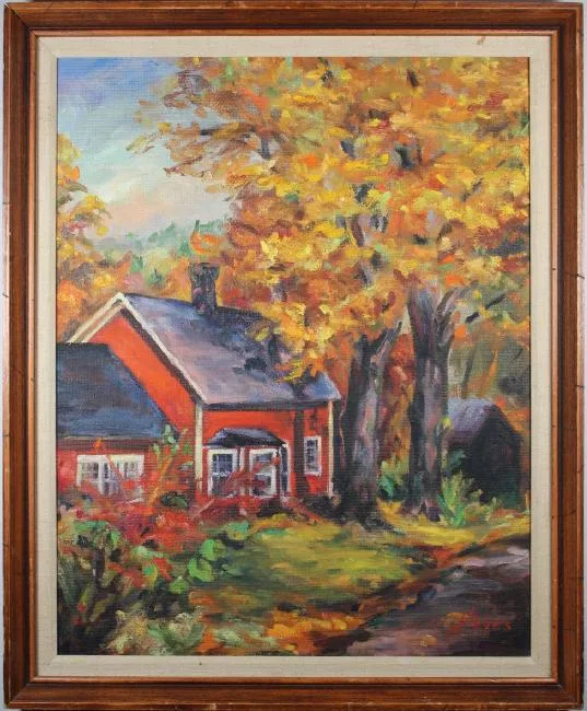 Hazel Barker Hayes, Untitled, Oil on board