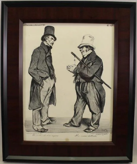 Untitled by Honoré Daumier, Lithograph, sold Jul 2018