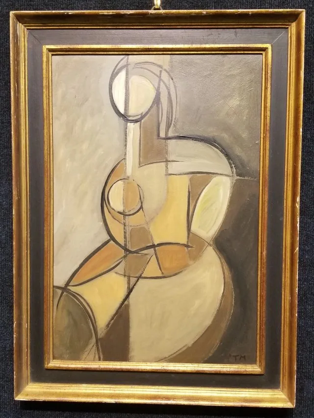 Untitled by Josef Stoitzner, oil on board, sold Jul 2018