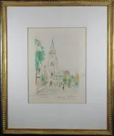 Maurice Utrillo, St Germain Des Pres