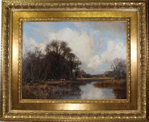 John Noble Barlow, October Morning, Oil on canvas